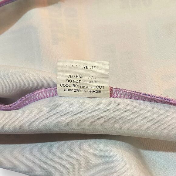 Hayley Elsaesser Women Admit One Ticket Print Dress Size L Multicolor Sleeveless - Picture 9 of 9